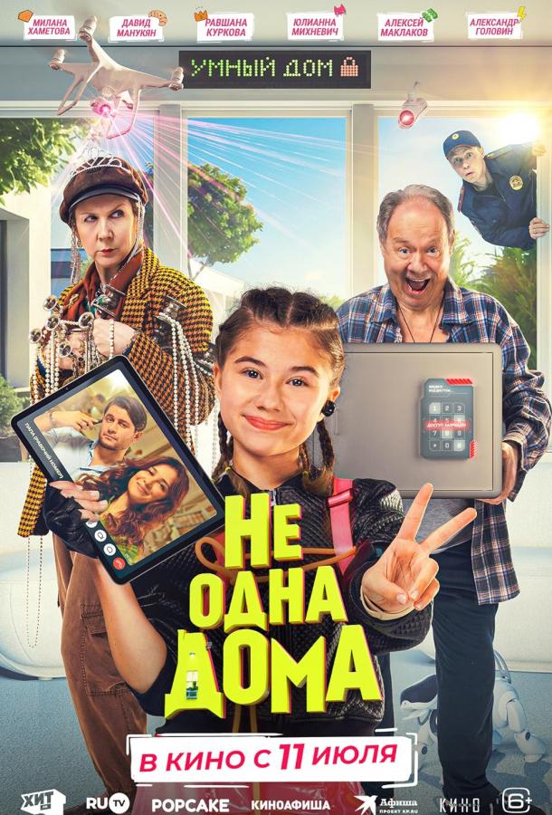 Постер фильм Не одна дома